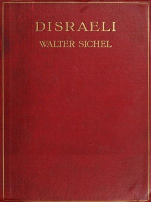 cover image of Disraeli--A Study in Personality and Ideas